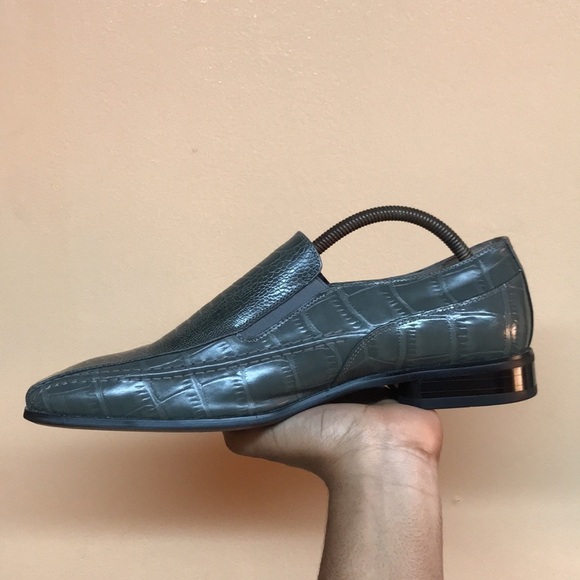Stacy Adams Green Alligator Print Dress Shoes main image 16